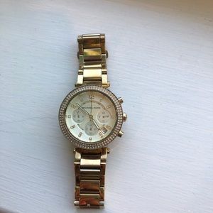 Gold Michael kors watch